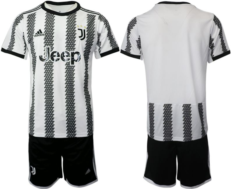 Men 2022-2023 Club Juventus FC home white blank Soccer Jersey